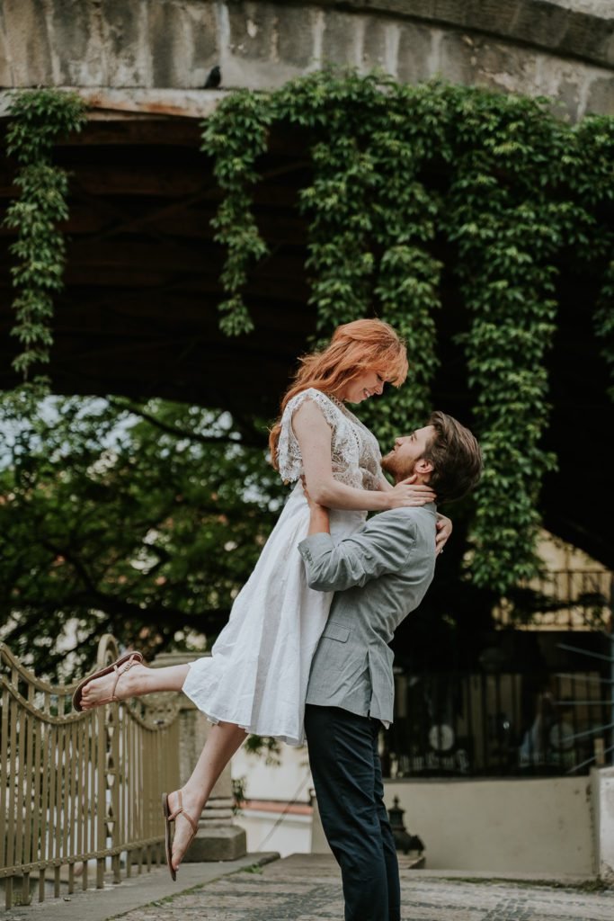 Vacation, photoshoot in Prague, couple photosession, Photographer in Prague
