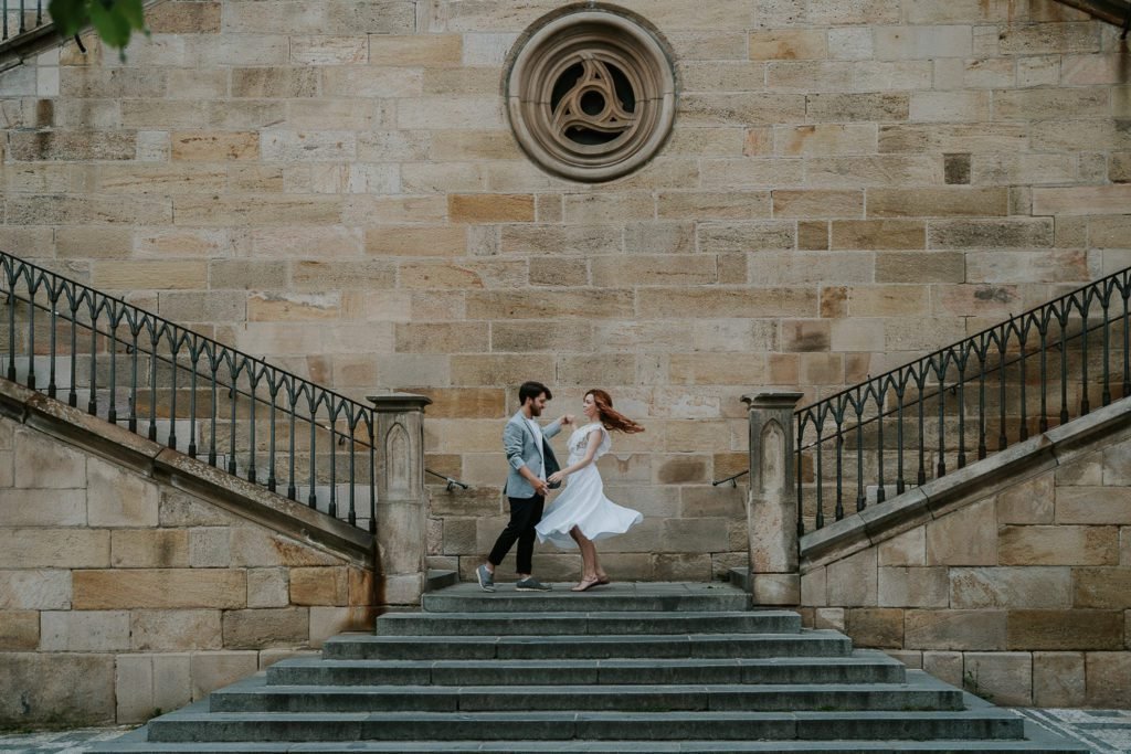 Vacation, photoshoot in Prague, couple photosession, Photographer in Prague