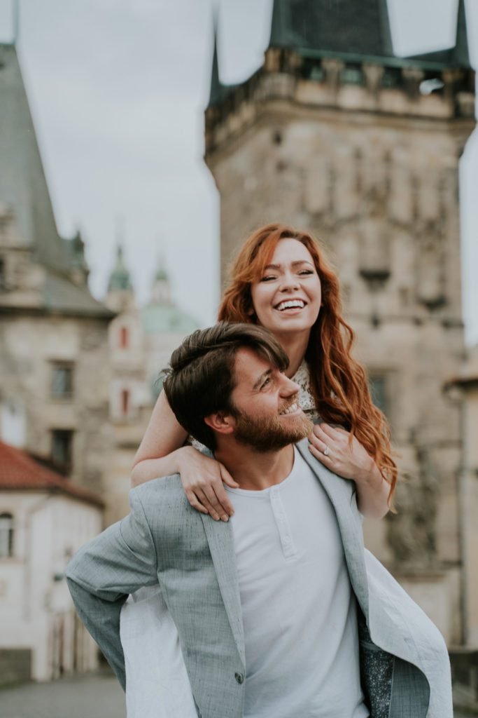 Vacation, photoshoot in Prague, couple photosession, Photographer in Prague