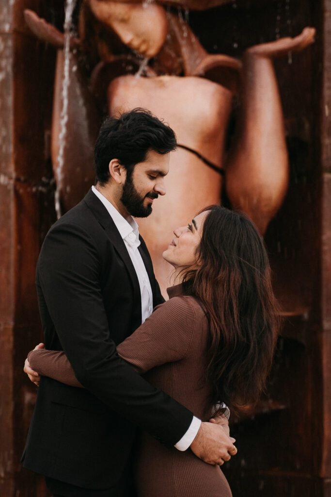 Photosession in Prague, industrial couple photoshoot, photo walk in prague, prague photographer