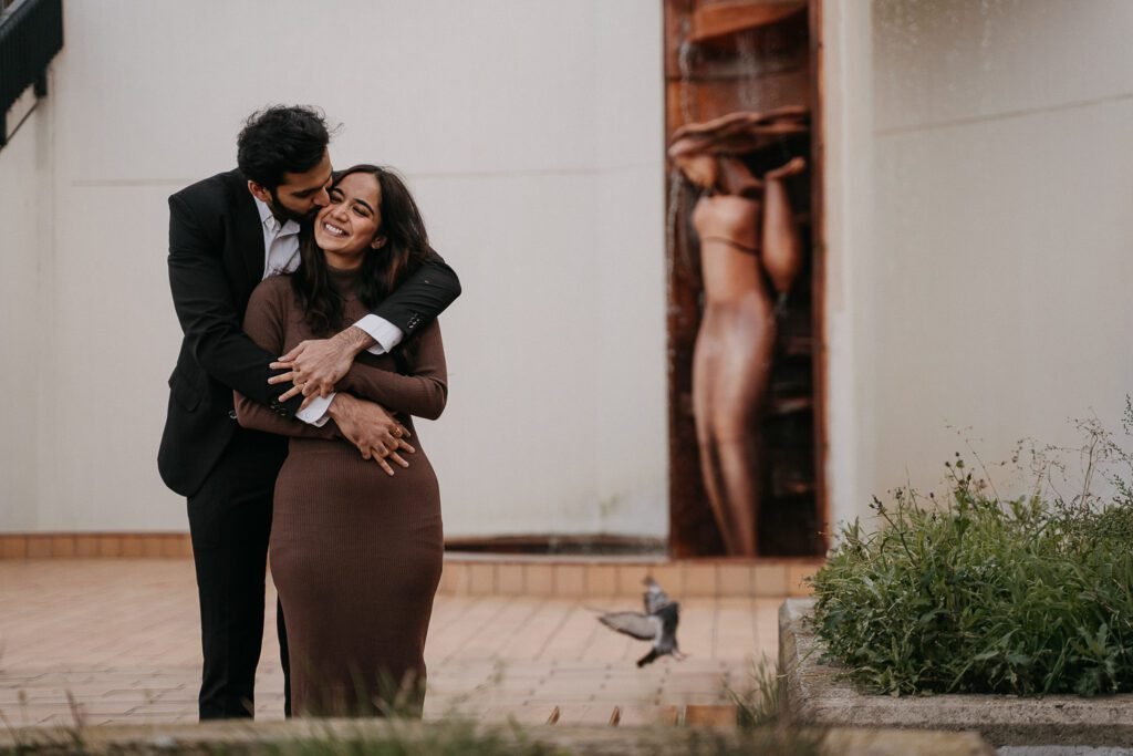 Photosession in Prague, industrial couple photoshoot, photo walk in prague, prague photographer