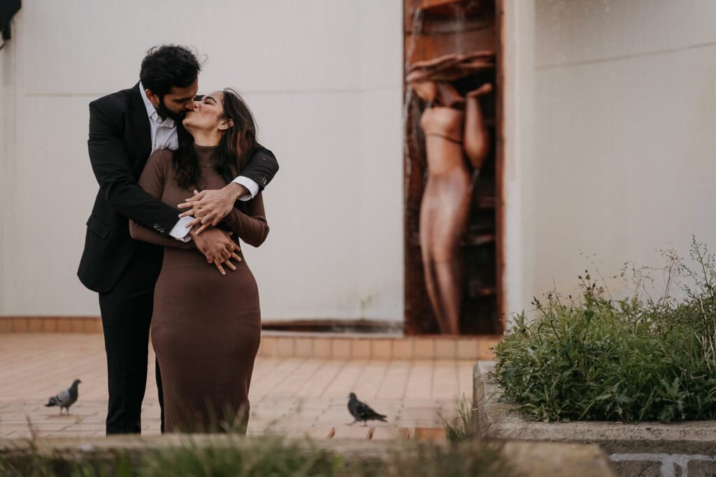 Photosession in Prague, industrial couple photoshoot, photo walk in prague, prague photographer