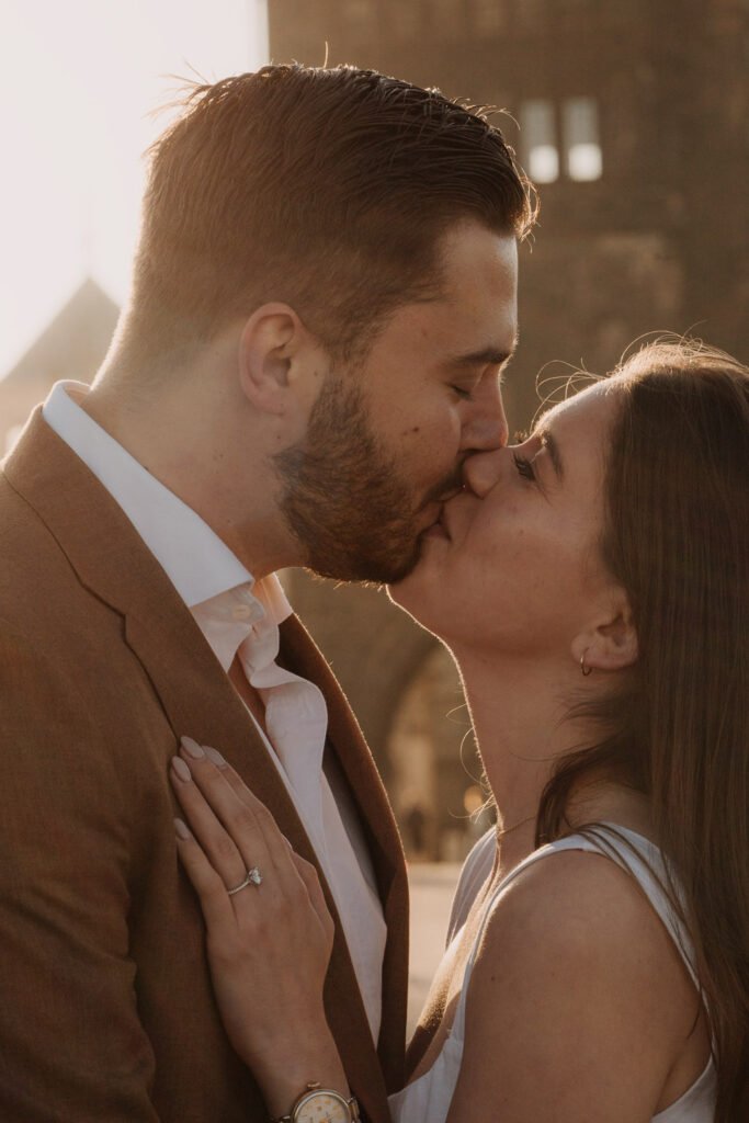 Pre wedding photoshoot in Prague, Prague wedding photographer, surprise proposal engagement, Prague photographer