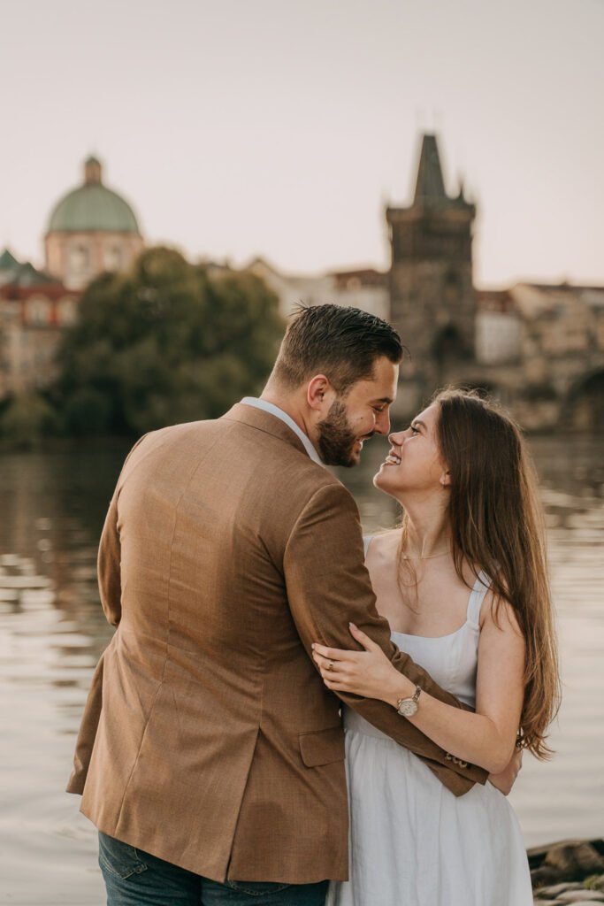 Pre wedding photoshoot in Prague, Prague wedding photographer, surprise proposal engagement, Prague photographer
