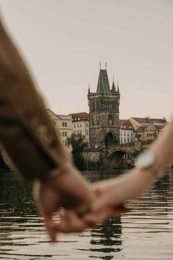 Pre wedding photoshoot in Prague, Prague wedding photographer, surprise proposal engagement, Prague photographer