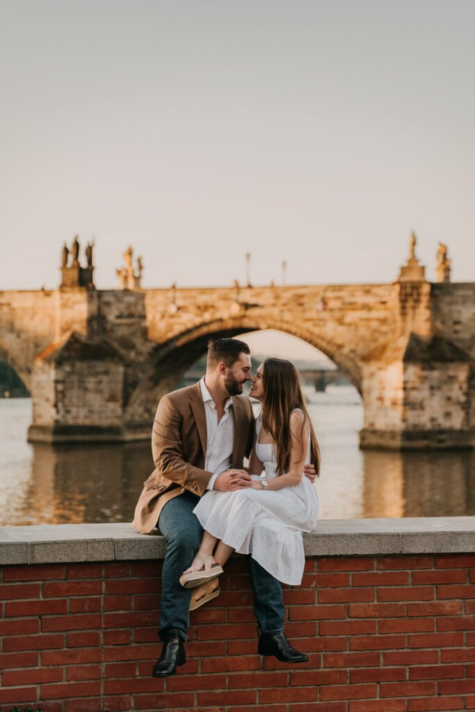 Pre wedding photoshoot in Prague, Prague wedding photographer, surprise proposal engagement, Prague photographer
