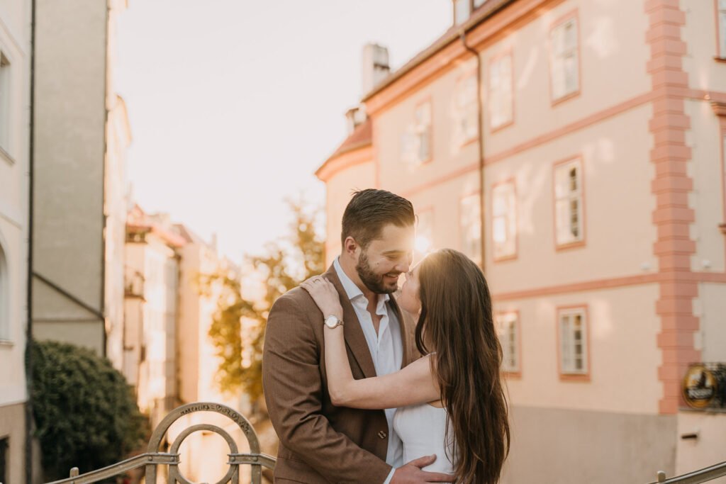 Pre wedding photoshoot in Prague, Prague wedding photographer, surprise proposal engagement, Prague photographer