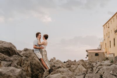 cefalu couple photoshoot, prewedding photographer sicily, honeymoon photographer sicily, engagement photoshoot sicily