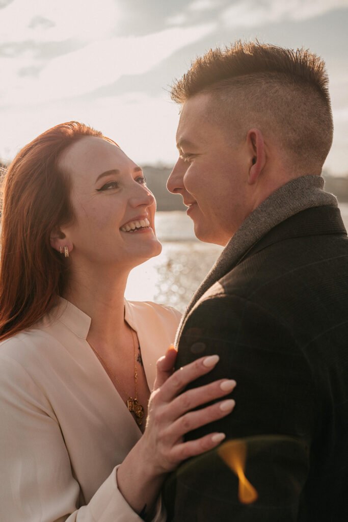 couple photoshoot in prague, winter photoshoot prague, prague photographer, elopement prague