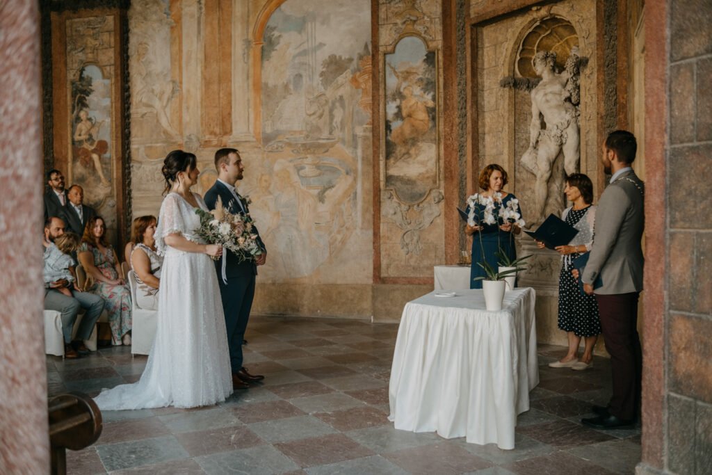 Anastasia & Michal: Wedding in Vrtba Garden, Czech wedding photographer, elopement prague