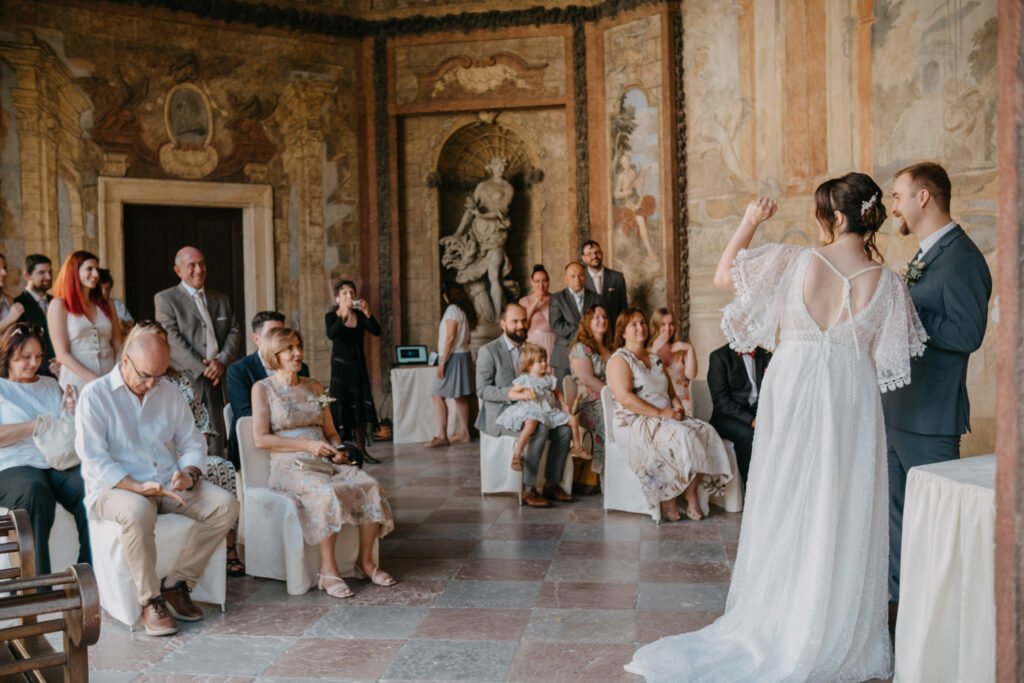 Anastasia & Michal: Wedding in Vrtba Garden, Czech wedding photographer, elopement prague