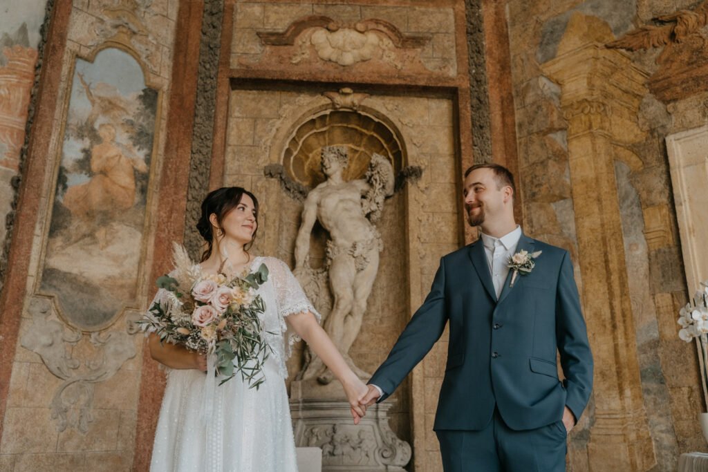Anastasia & Michal: Wedding in Vrtba Garden, Czech wedding photographer, elopement prague