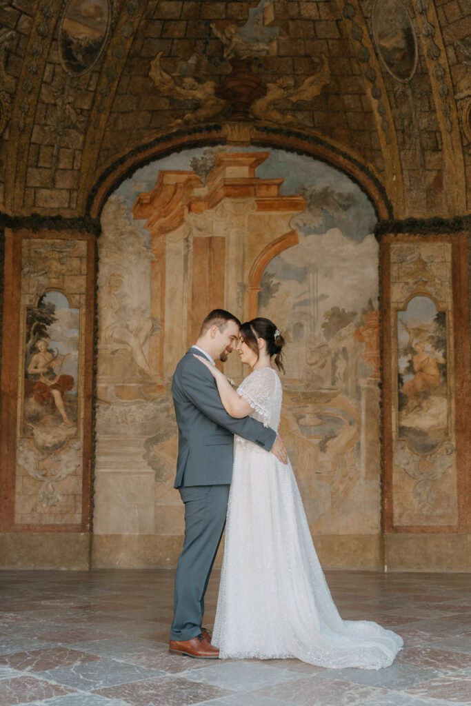 Anastasia & Michal: Wedding in Vrtba Garden, Czech wedding photographer, elopement prague